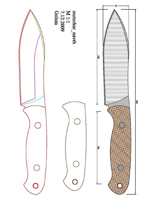 Bushcraft Knife Templates